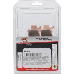 All Balls Racing 16-23 Honda Pioneer 1000 Sintered Brake Pad Front Left 18-8091
