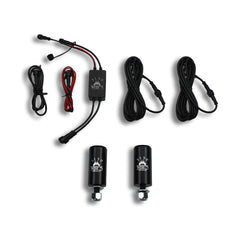 187 Platinum LED Whips Pair - 5150 Whips