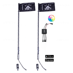 187 LED Whips Pair - 5150 Whips