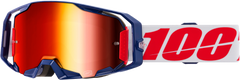 100-PERCENT ARMATIC GOGGLE MACH Z MIRROR RED LENS