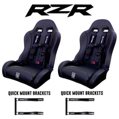 RZR PRO Front Suspension Bucket Seats with Quick Mount Brackets - UTVMA