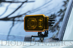 Diode Dynamics Stage Series 2in LED Pod Cover, Yellow (one) DD6601