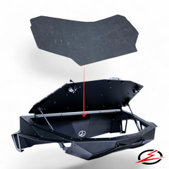 Can-Am X3 Baja Box dust mat showing die-cut foam shape