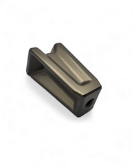 CNC billet aluminum construction detail on Can-Am X3 gunmetal shift knob