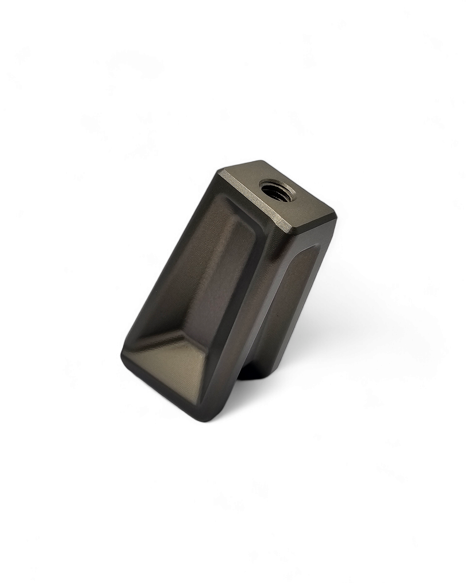 Hard anodized gunmetal finish on Can-Am X3 shift knob