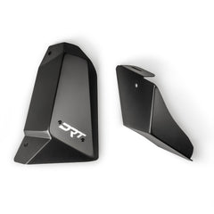 Close up of front AC line guards with rugged mounting hardware