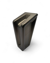 Shift Knob installed on Polaris RZR shift lever in hard anodized gunmetal billet aluminum
