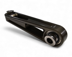 Front Sway Bar Link installed on 2020-2026 Polaris RZR Pro XP in hard anodized gunmetal billet aluminum