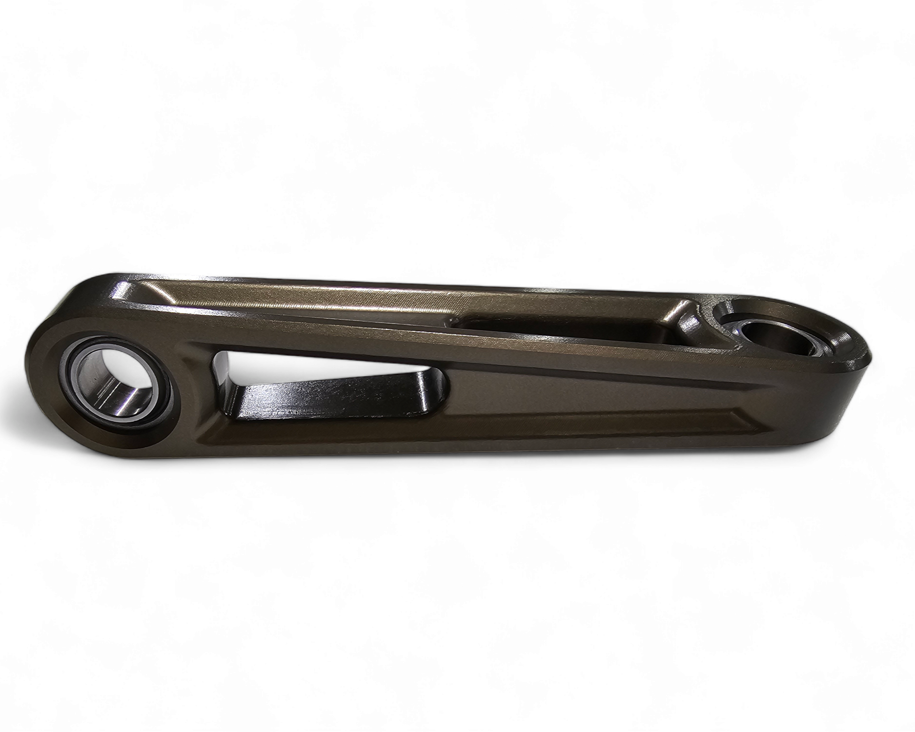 Polaris RZR Pro XP gunmetal front sway bar link installed showing front suspension fitment