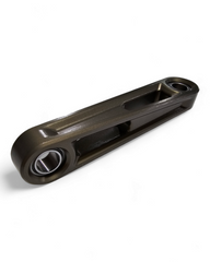 Bolt-on mounting point detail on Polaris RZR Pro XP gunmetal front sway bar link