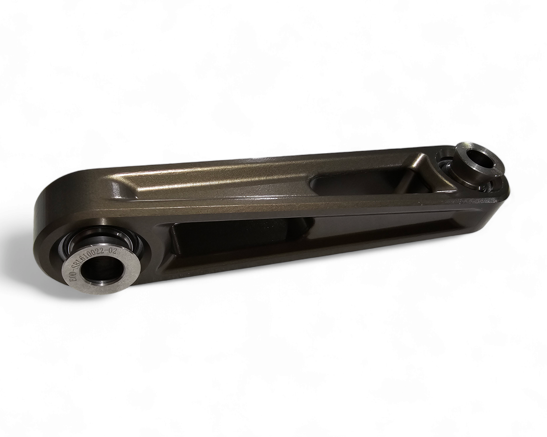 6061 billet aluminum construction detail on Polaris RZR Pro XP gunmetal front sway bar link