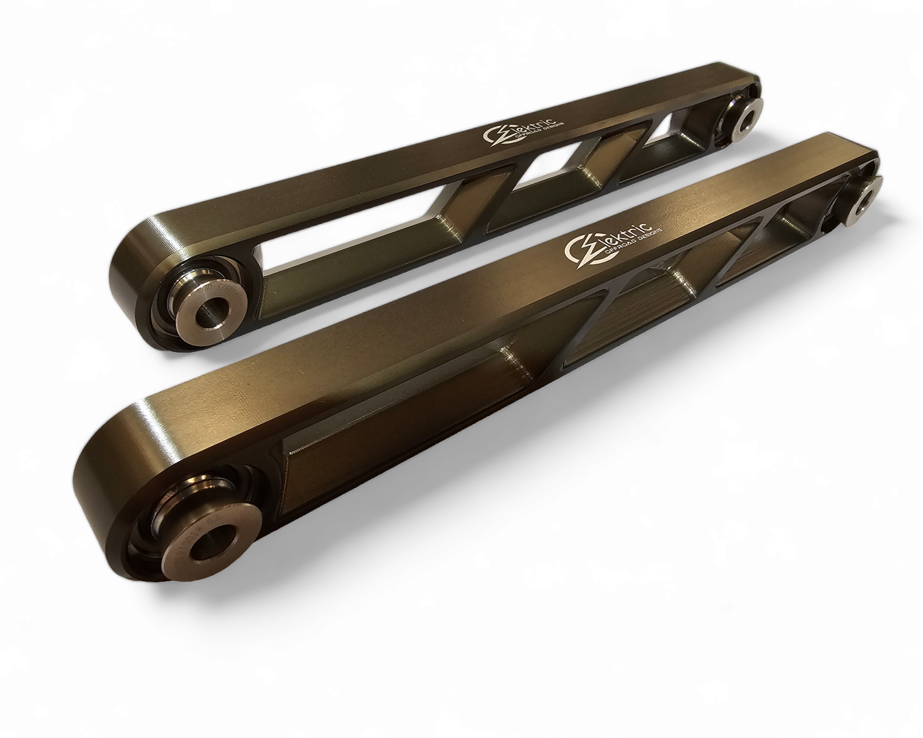 6061 billet aluminum construction detail on Polaris RZR Pro XP gunmetal rear sway bar link