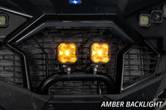 Diode Dynamics SS3 LED Bumper 1.5 Inch Roll Bar Kit, Pro White SAE Fog (pair) DD7662