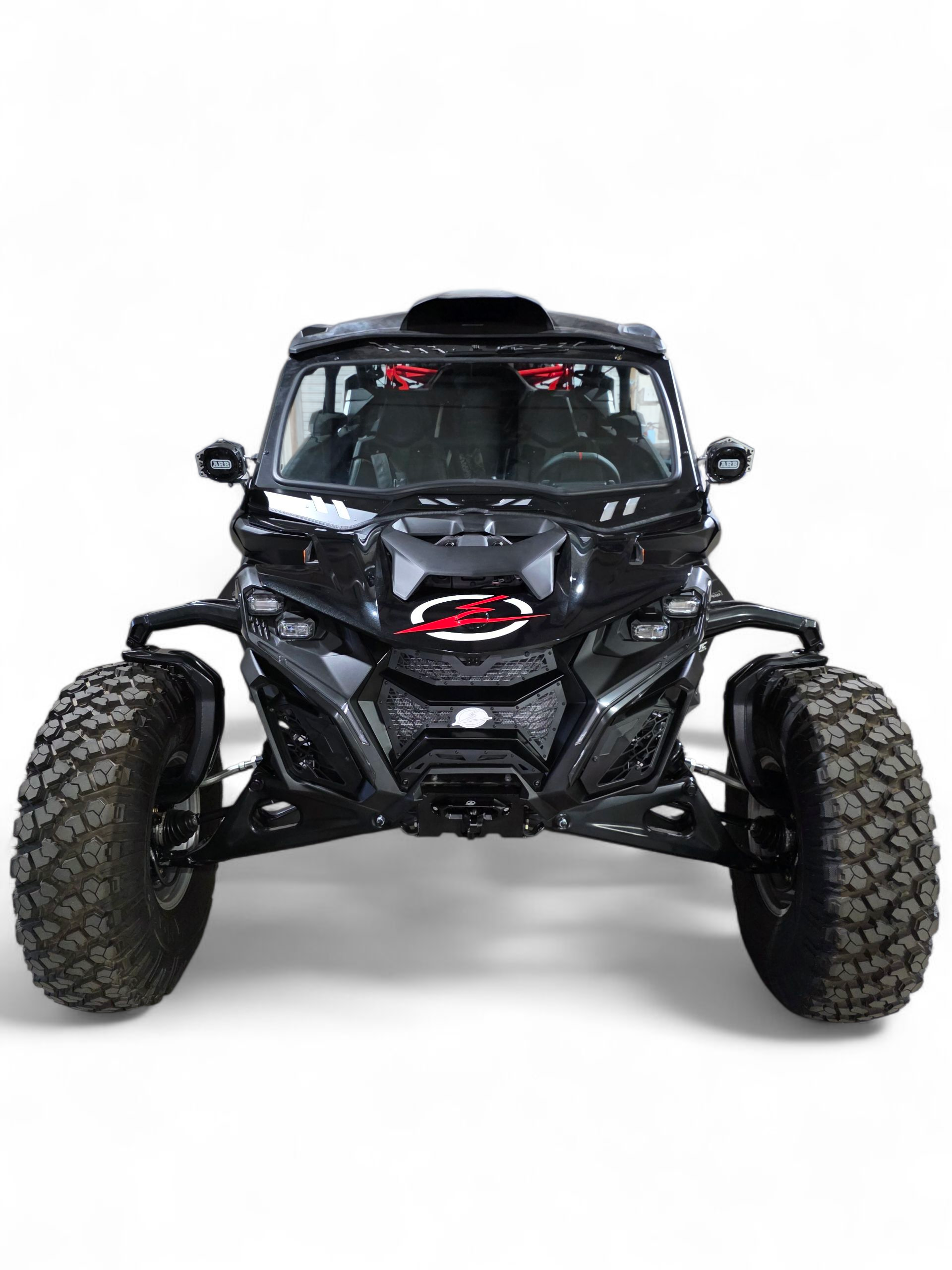 Volt 3-Piece Grille for 2024+ Can-Am Maverick R in satin black finish