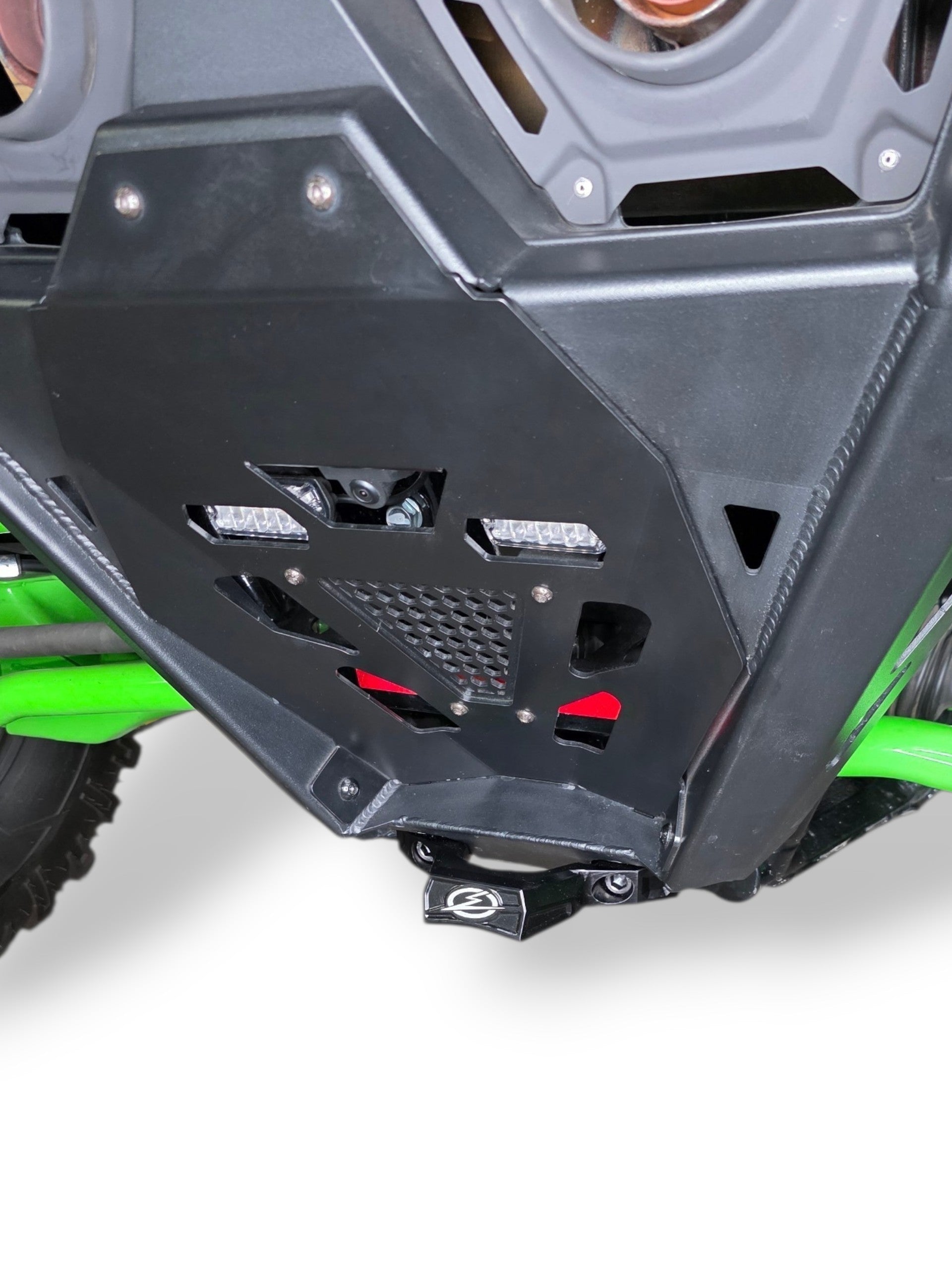 Kawasaki Teryx H2 billet tow point three-quarter angle