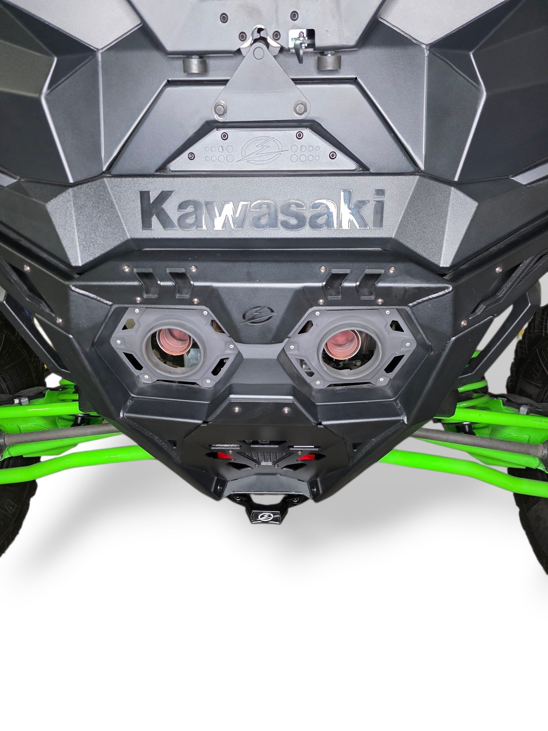 Kawasaki Teryx H2 tow point mounting hole detail