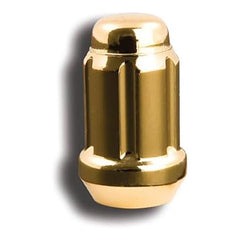 Gorilla Small Diameter Spline Acorn Lug Nut - 12mm x 1.50 Thread Size - Gold Finish - Bulk (21138GD)