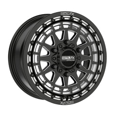 Metal FX Outlaw 6R Beadlock | Satin Black Contrast Cut