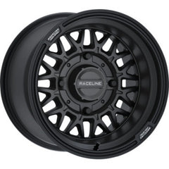 Raceline A13B Omega 15x10in/4x156 BP / 0mm Offset /132.5mm Bore - Satin Black Wheel A13B-51056-00