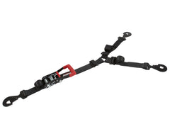 Chupacabra SpeedStrap 2â€³ HD 3-Point Spare Tire Tie-Down Y-Strap with Flat Snap Hooks