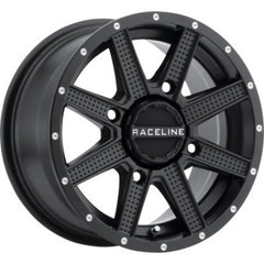 Raceline A92B Hostage 12x7in / 4x110 BP / 4-3 10mm Offset / 132.5mm Bore - Satin Black Wheel A92B-27056+10