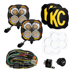 KC HiLiTES FLEX ERA 4 LED 5IN MASTER 2LT SYS PN:289