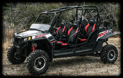RZR 4 800 Bump Seats Set (Front and Rear) - UTVMA