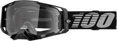 100-PERCENT ARMEGA GOGGLE BLACK CLEAR LENS