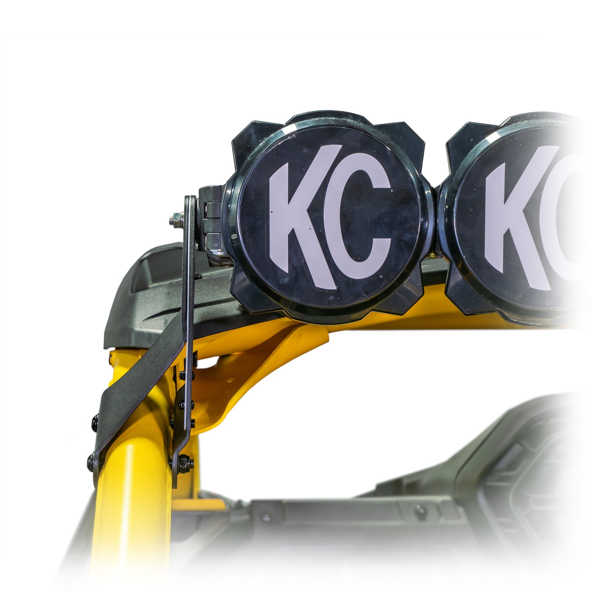 Durable DRT light bar mount for Can-Am Maverick R, supports heavy LED bars