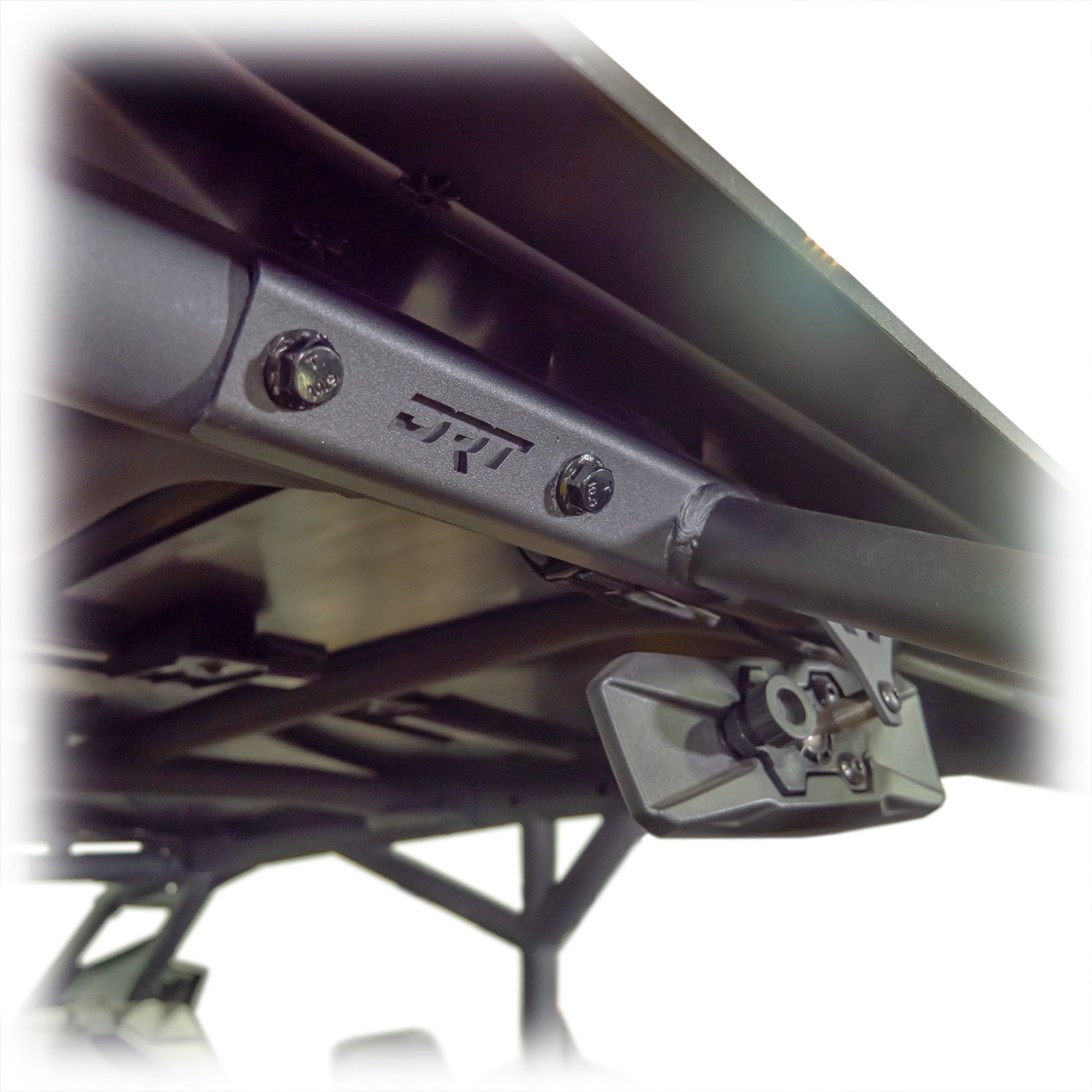 Modular bolt-on intrusion bar for 2024+ Maverick R, fits OEM cage without welding