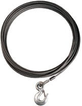 Warn WIRE ROPE ASSEMBLY 7/16 Inch Diameter x 150 Foot Length 31297