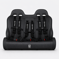 RZR 900/800 Rear Bench Seat W Harnesses (2010-2014) - UTVMA