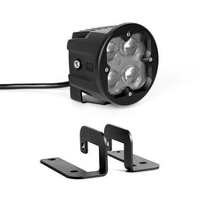 XKGLOW XK Glow Round XKchrome 20w LED Cube Light w/ RGB Accent Kit w/ Controller/Fog Mount- Fog Beam 2pc XK065003-FO-KIT