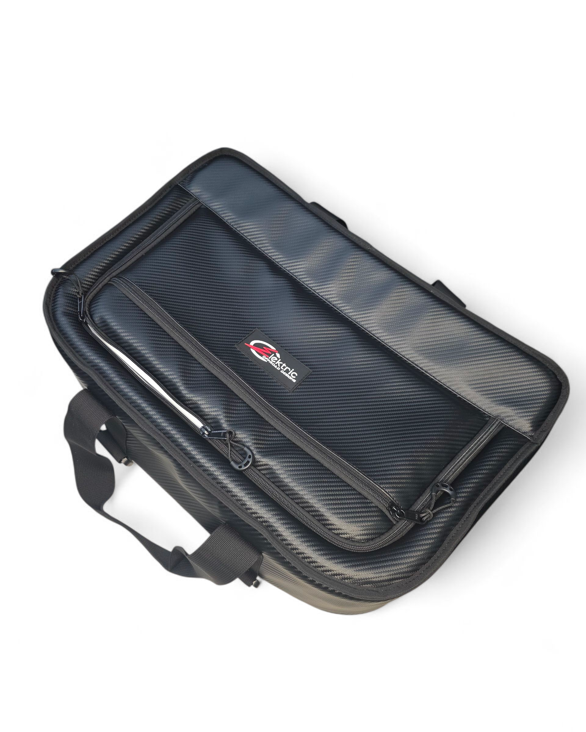 Reinforced tie-down point detail on EOD 38-pack soft cooler