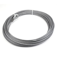 Warn WIRE ROPE ASSEMBLY 3/8 Inch Diameter x 125 Foot Length 38876