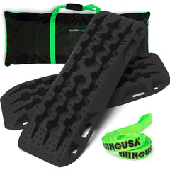 Rhino USA Recovery Traction Boards - Black (Pair) TRACBOARDS-BLK