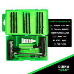 Rhino USA 14-Piece Compact Tire Repair Plug Kit RNO-PLUG-PACK