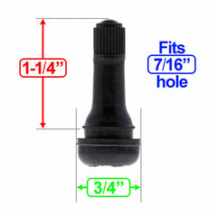 Gorilla Valve Stem Snap In Rubber Bulk (VS413)