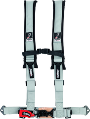 DragonFire Racing Harness- H-Style- 4-Point- 2in Buckle- Grey 521274
