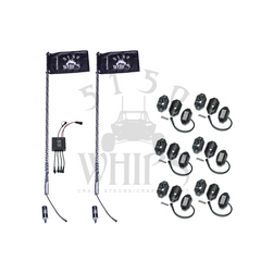 187 Whips and Rock Light Combo Kit - 5150 Whips