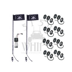 187 Whips and Rock Light Combo Kit - 5150 Whips