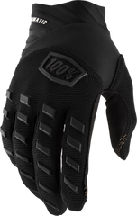 100-PERCENT AIRMATIC GLOVES BLACK/CHARCOAL XL
