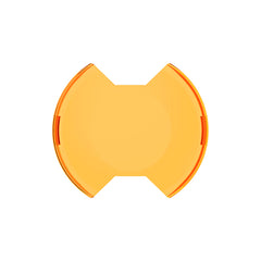 KC HiLiTES 6 inch SlimLite LED - Light Shield - Amber 5104