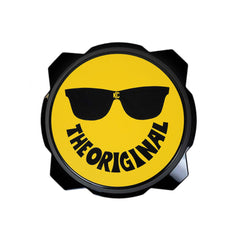 KC HiLiTES 6 in Pro6 Gravity Light cover - 50th Anniversary Smiley Face- Yellow / Black KC Logo 5114