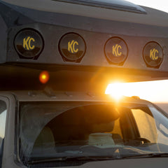 KC HiLiTES SlimLite 8 In. LED - Light Cover - Black 5206