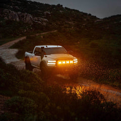 KC HiLiTES SlimLite 8 In. LED - Light Shield - Amber 5208