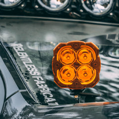 KC HiLiTES FLEX ERA 4 - Light Shield / Hard Cover - Amber 5327