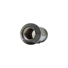 Gorilla Forged Steel Racing Open End Lug Nut - 12mm x 1.50 Thread Size - 3/4" Hex - Black Finish - Bulk (45038BC)