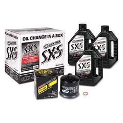 Maxima SXS Polaris RZR/Ranger Quick Change Kit w/Full Synthetic 5W50 Engine Oil/Filter/Hardware 90-189013