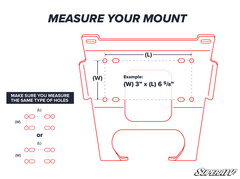 SuperATV Can-Am Renegade Winch Mounting Plate